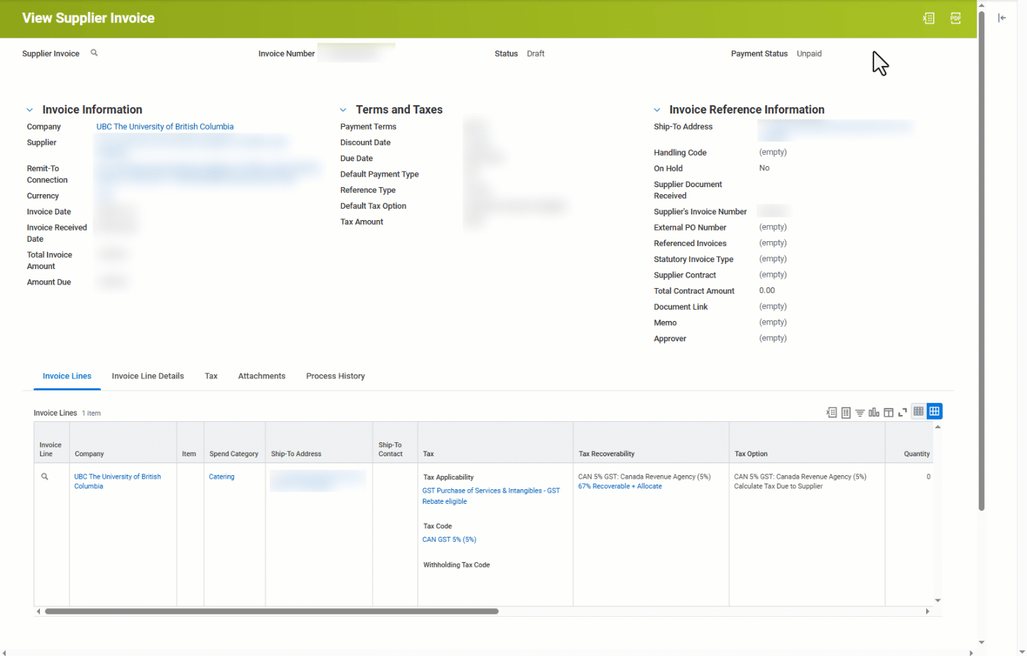Opening Invoice in new window